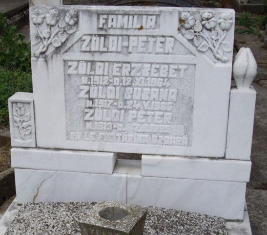 Zoeldi Peter 1913-1995 Luft Susanna 1917-1986 Grabstein